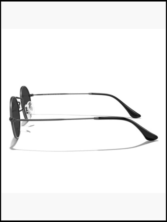 Oval Metal Polarized Sunglasses - Trendy Classic Shades for Men Women main image 4